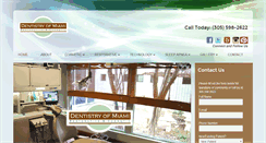 Desktop Screenshot of dentistryofmiami.com