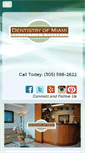 Mobile Screenshot of dentistryofmiami.com